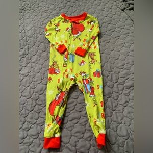 Grinch Baby Sleeper Outfit